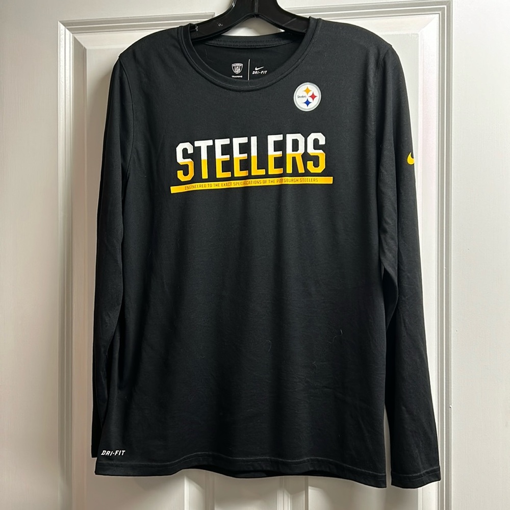 NFL Pittsburgh Steelers Nike Youth Large LS Shirt EUC